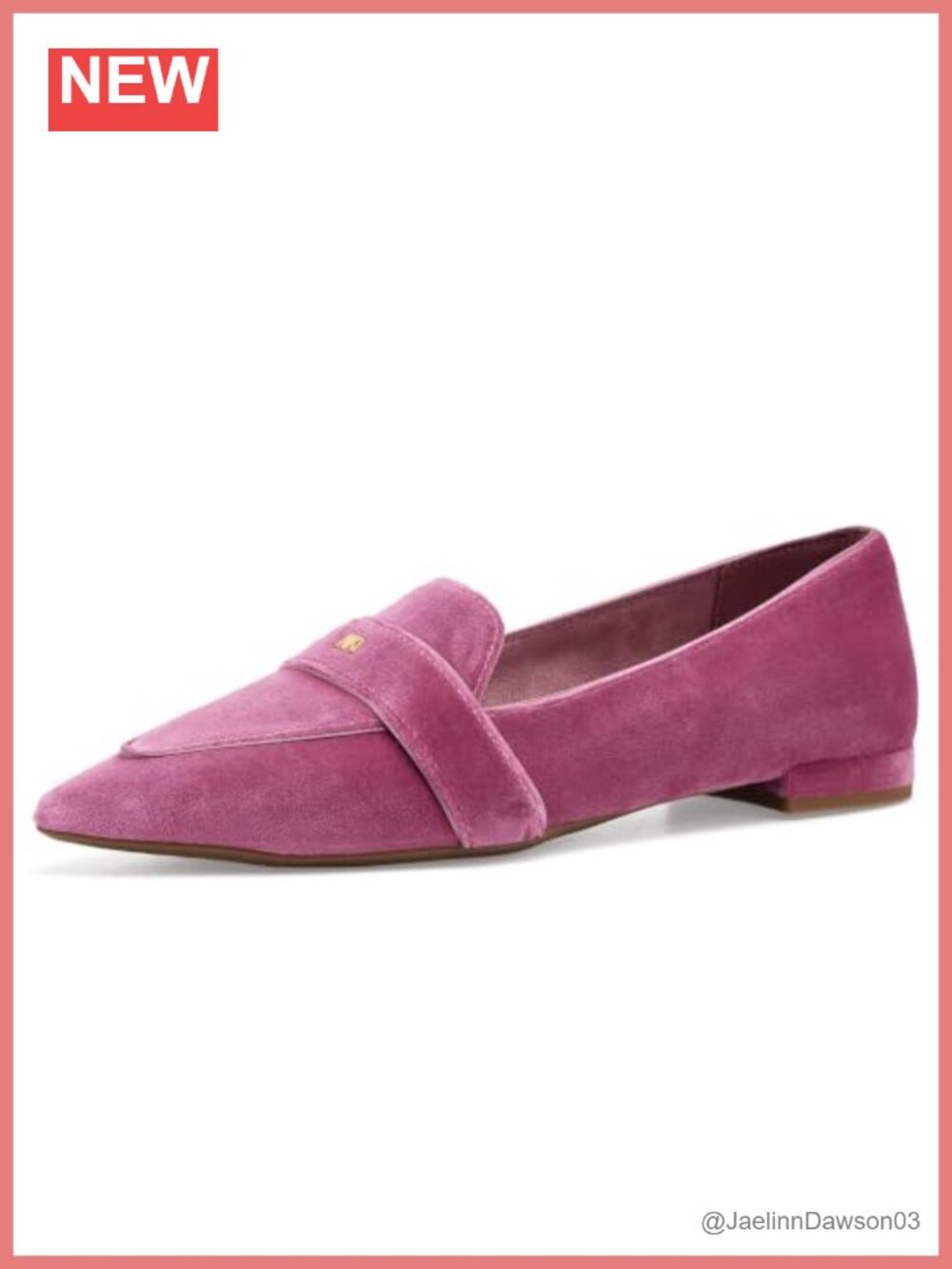 Velvet Sparrow Loafers Slip-On Block Heel Pointed Toe Women's
